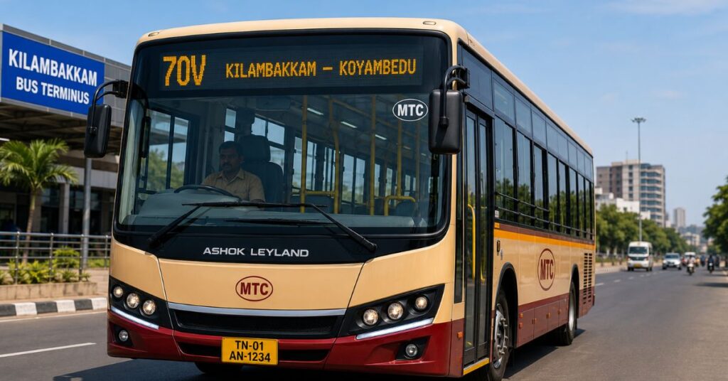 70V bus route