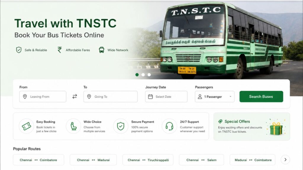 TNSTC online ticket booking